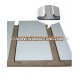 Melamine slotted MDF board/display MDF board