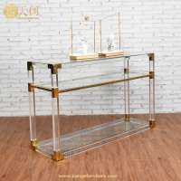 Light luxury furniture design Jacques acrylic console table modern