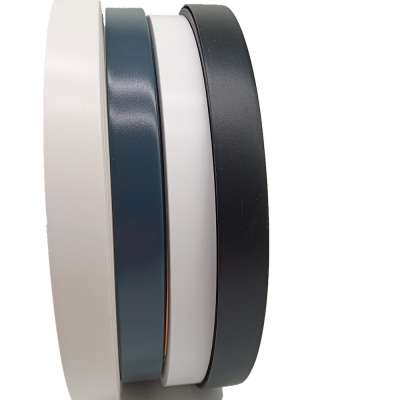 Manufacturer of white and black PVC edge band tape plastic cabinet edge